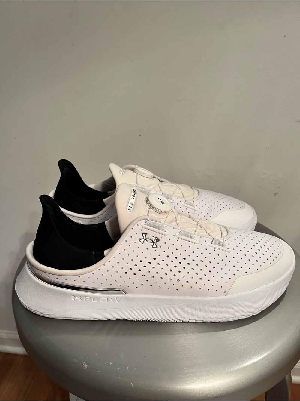 Under Armour SliSpeed BOA White Running Training Shoes Men’s 10.5
